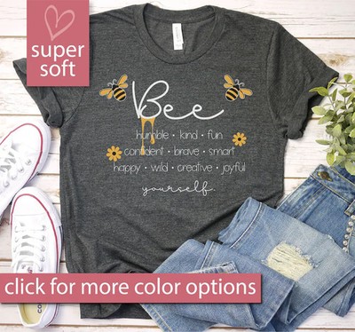 Bumble Bee Teacher Comfort Tee Save The Bees Nature Lover Gift