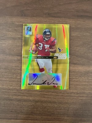 2004 Donruss Elite - Passing the Torch Domanick Davis #PT-2 Autographs  4/100 
