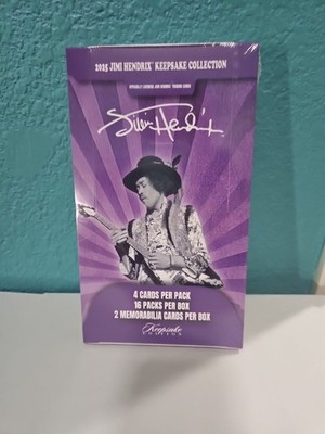 2025 Keepsake Jimi Hendrix Premiere Edition Hobby Box New Factory Sealed 
