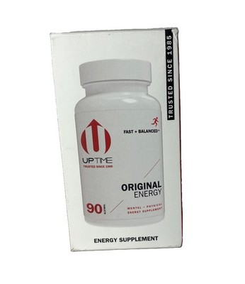 UPTIME Original Energy Tablets 90 Ct Natural Caffeine 200mg Zero Calorie 7/2/26