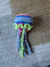 Handmade Jellyfish Crochet Plushie Amigurumi Stuffed Animal