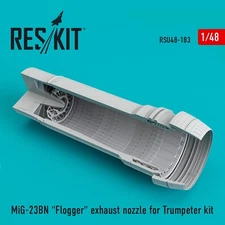 ResKit RSU48-0183 Scale 1:48 MiG-23BN "Flogger" exhaust nozzle for Trumpeter kit