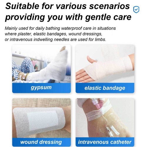 Waterproof Knee Cast Cover, for Protect Knee Cast or Bandage When Shower/Walking - Picture 4 of 10