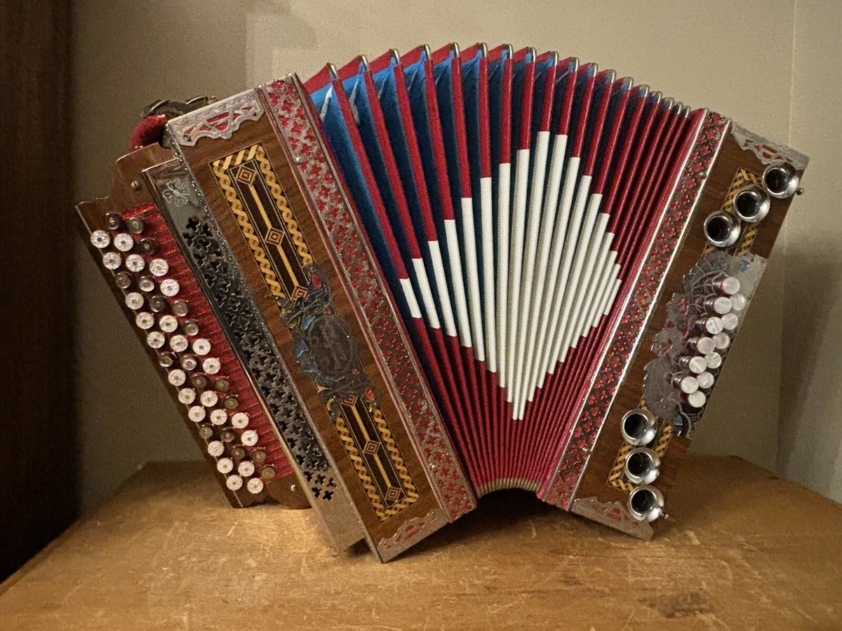 Accordion with buttons sale on both sides