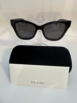 GUCCI GG1133S Sunglass 001/Black Grey Non Polarized 52-18  display picture 1