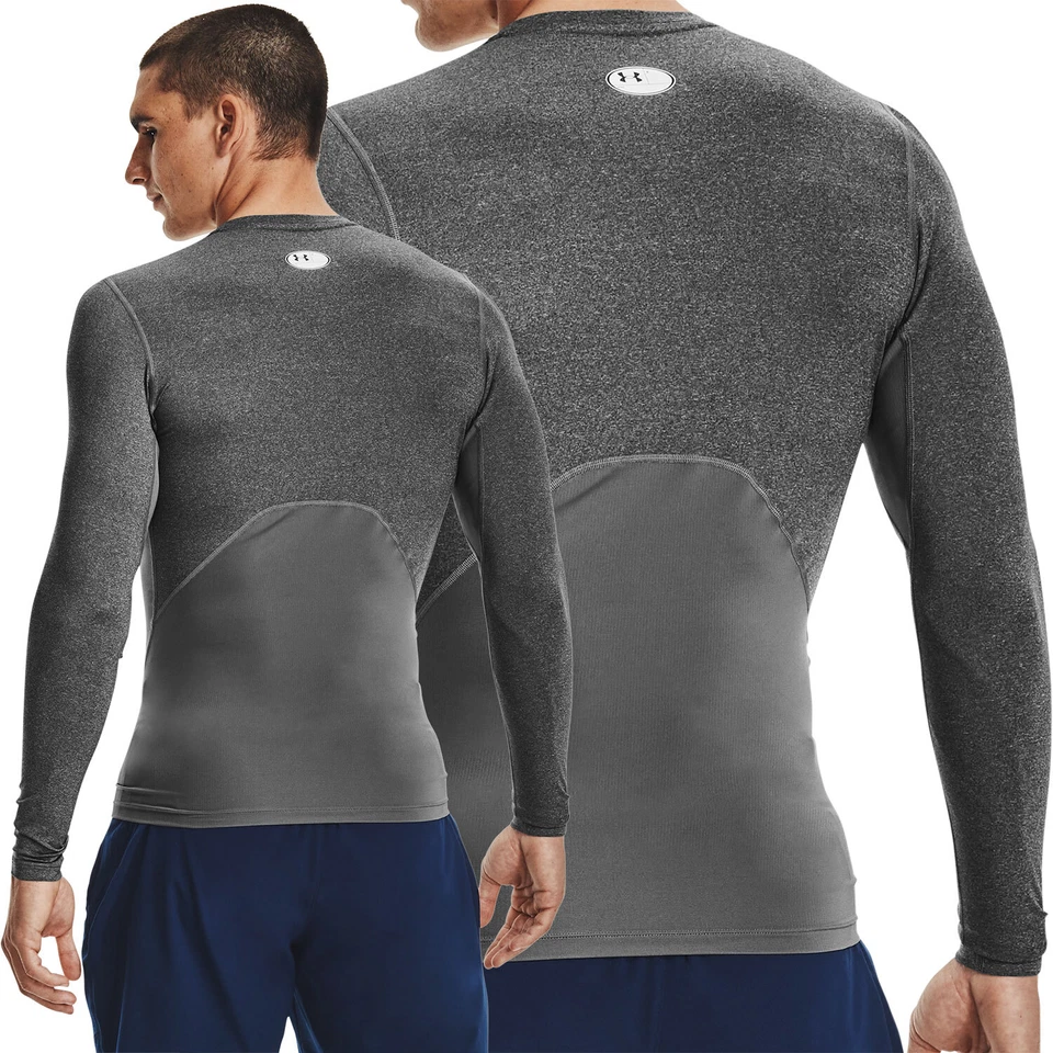 Under Armour HeatGear Long Sleeve Compression Fit Mens Shirt 1361524 FREE SHIP ! - Image 2 of 3