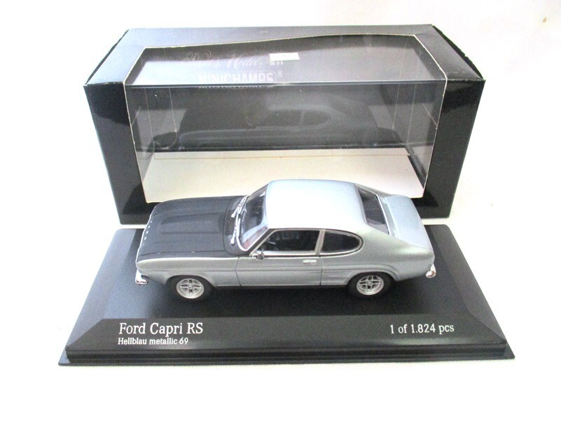 Ford Capri MK1 RS2600 Blue Metallic   1972-3   430085800   Minichamps   RARE