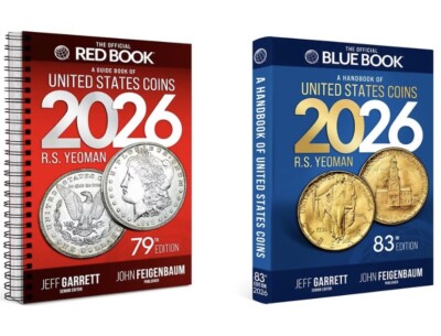2026 Official Red/Blue Book Set US Coins Spiral/Paperback