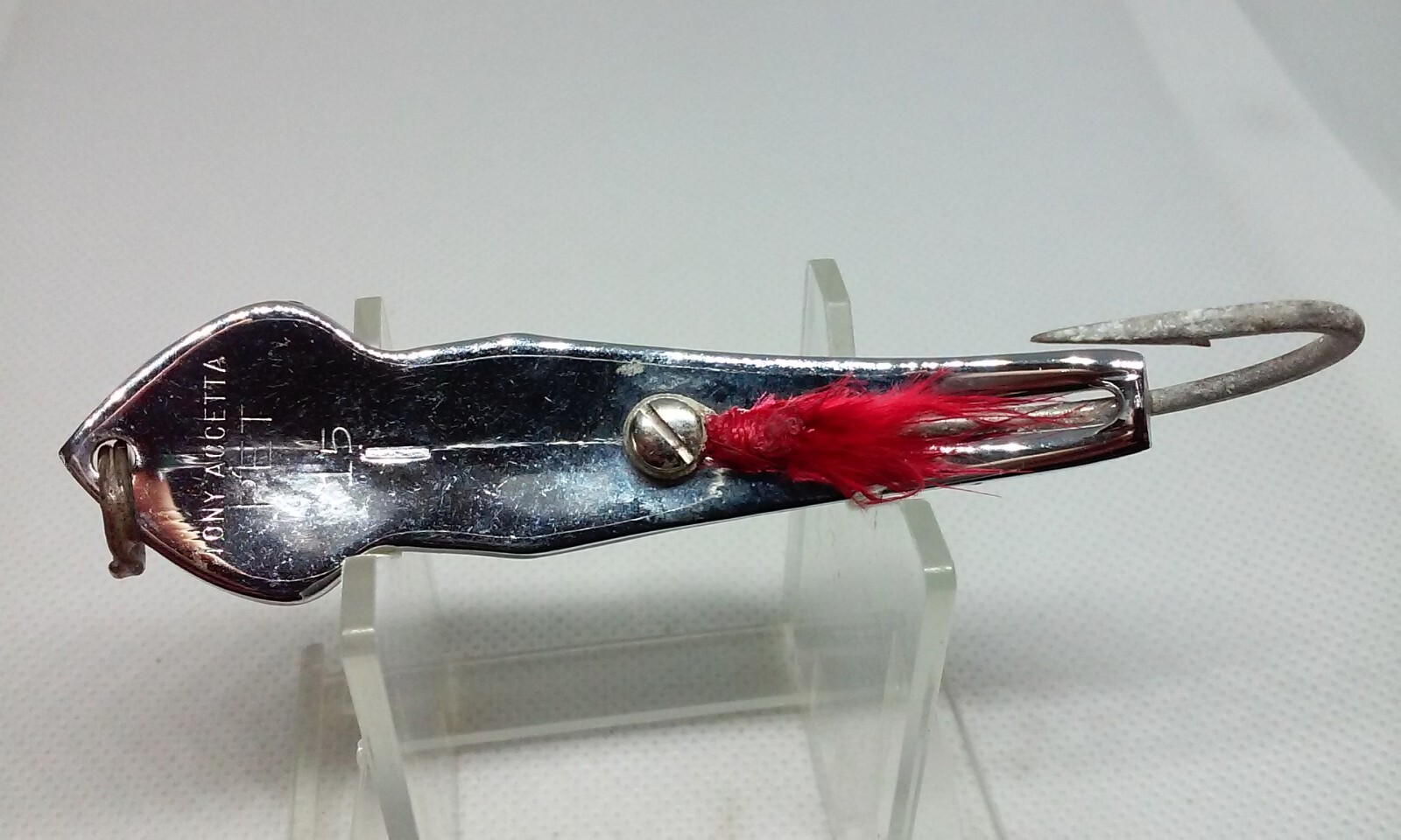 Leurre De Pêche Vintage Tony Accetta Pet 15 (cuillère, Métal, USA)