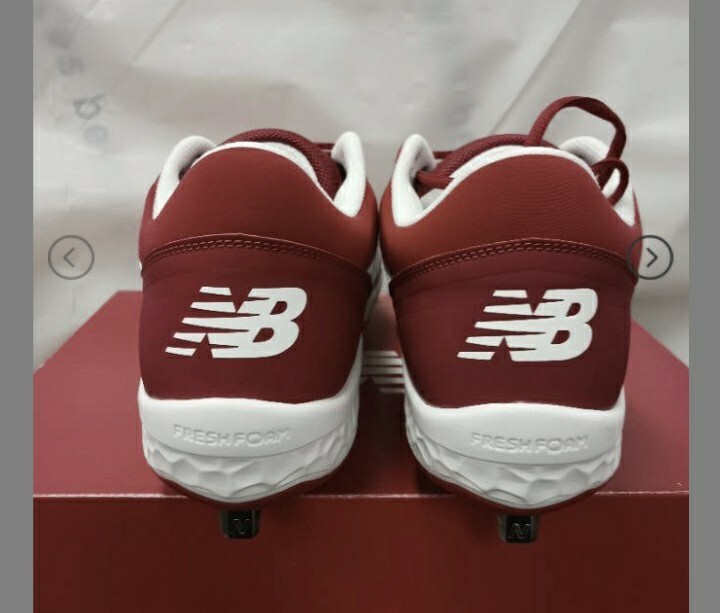 New Balance Fresh Foam Baseball Cleats Mens Size 16 Red  display picture 3