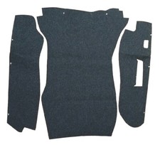 Porsche 911 930 74-76 Perlon Felt Trunk Carpet Kit-charcoal Grey