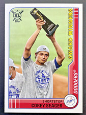 Corey Seager 2021 Big League Base Award Winners #283 Los Angeles Dodgers