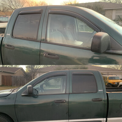 Bubble Ventgard Window Deflectors; Smoked; Front Only (94-02 RAM 2500