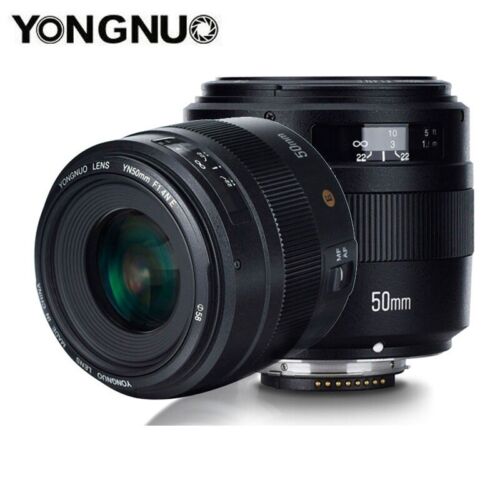 YONGNUO YN 50mm F1.4N E 50mm Standard Prime Lens for Nikon D5600 D3400 - Picture 1 of 10