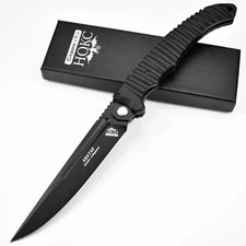 Russian NOKS HOKC Tactical D2 Blade Black Folding Blade Knife Pocket Knife EDC