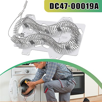 #ad Dryer Heat Element Replace for Maytag 35001247 Samsung DC47 00019A new $10.99