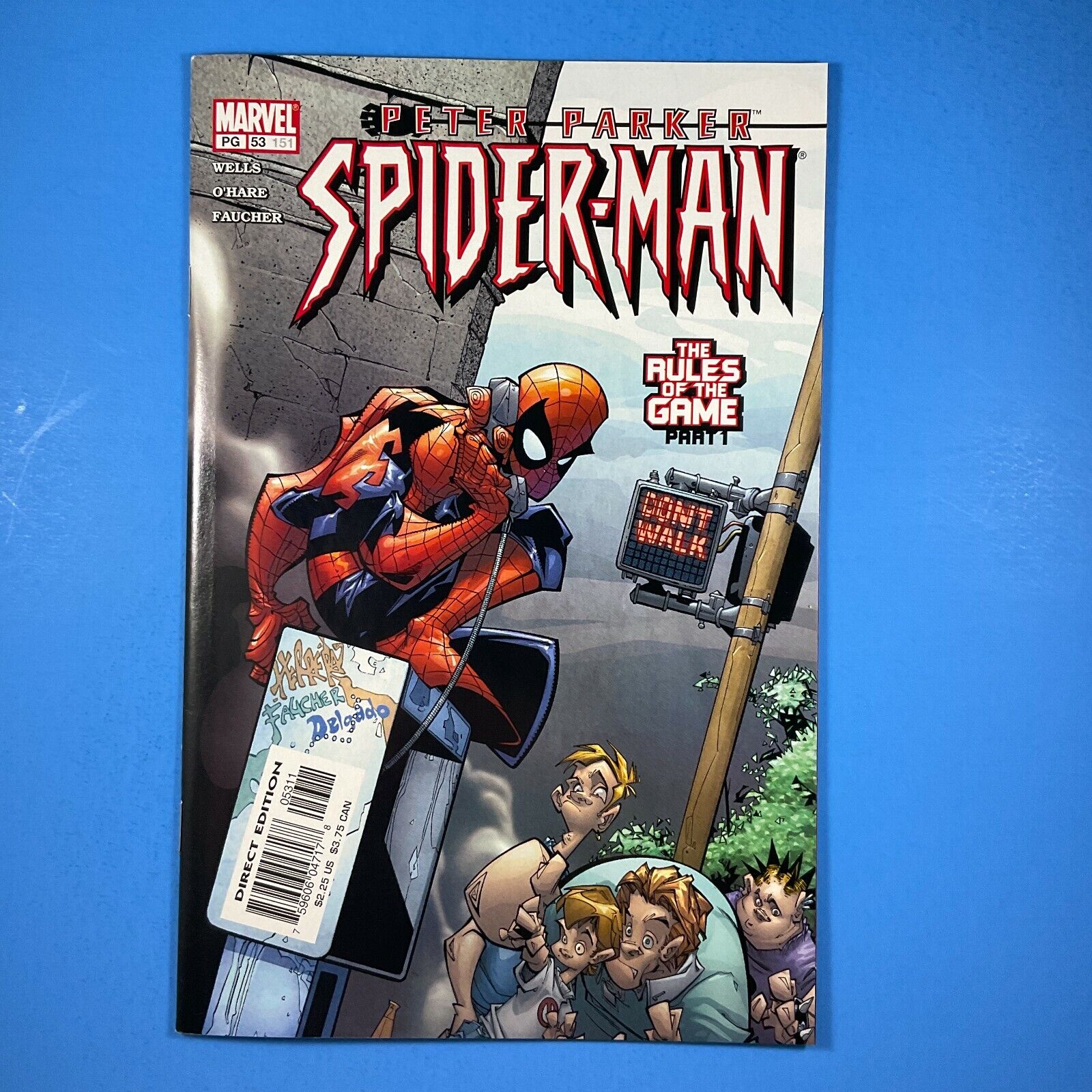 Peter Parker Spider-Man #53 vs Boomerang Marvel Comics 2003 Zeb Wells 