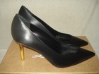 100% AUTHENTIC NEW WOMEN LOUBOUTIN MASCA 85 BLACK LEATHER HEELS/PUMPS US 9.5 — photo 6