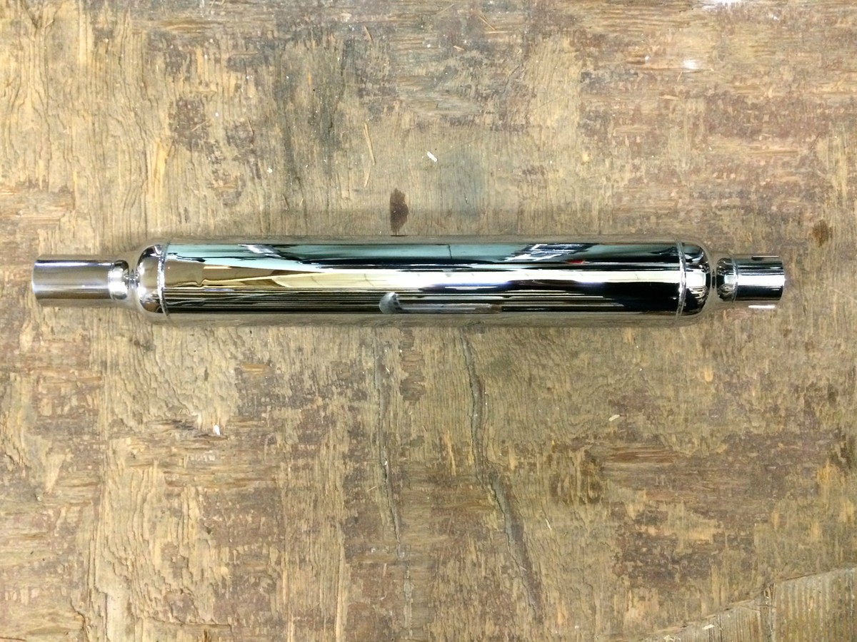 オイスターヘッド PANHEAD STYLE MUFFLER Chrome 1-3/4 Harley FLH Shovelhead