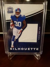 2017 Panini Crown Royale Jumbo Rookie Silhouette Jersey Wayne Gallman NY Giants