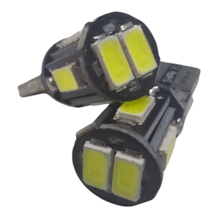 Auto Tuning 2x LED T10 Lampen Rot – 2 SMD 5630 Für Kennzeichenbeleuchtung Oder Position, 5W, Mit Linse W5w Led