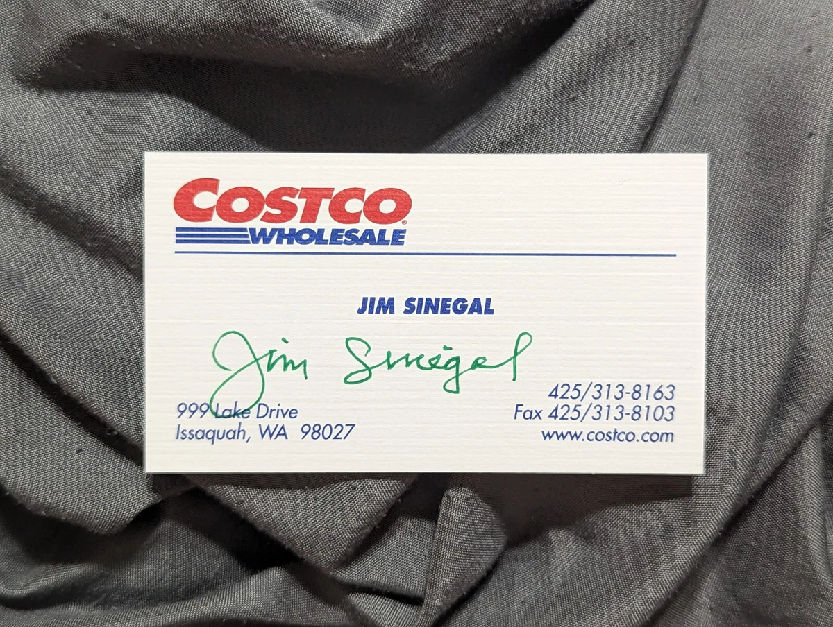 Costco 2024 business cards