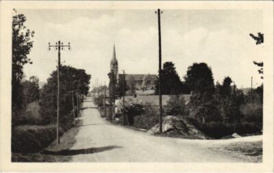 Old postcard BEDEE La Route de Montfort (1250507)