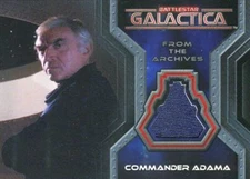 Battlestar Galactica Colonial Warriors Commander Adama Costume Card CC3