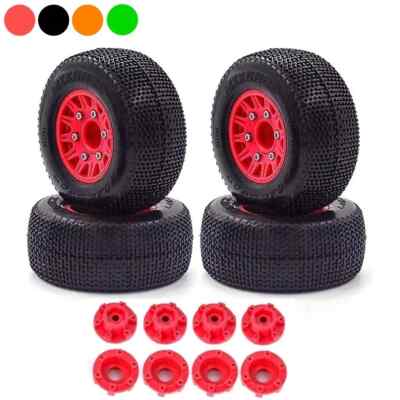 110mm 1/8 1/10 Short Course Truck Tire with 12mm 14mm 17mm Wheel Hex for Slash