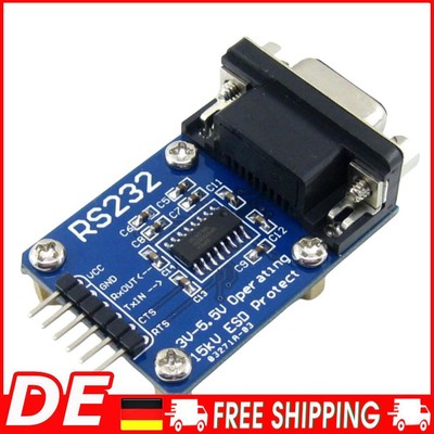 Waveshare Serial Port Modul RS232 SP3232 Modul RS232 zu TTL Modul Streifenkabel