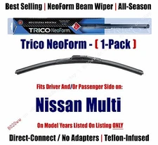(Qty 1) Super-Premium NeoForm Wiper Blade fits 1986-1988 Nissan Multi 16160