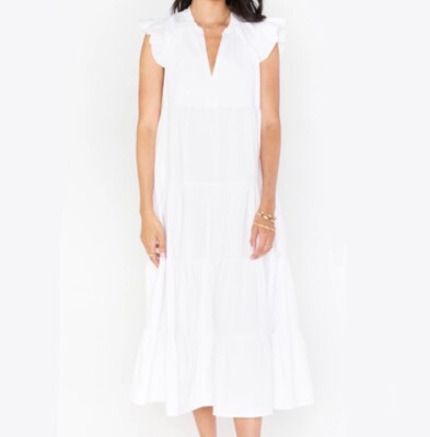 knee length dresses for ladies Mina Midi Dress, in Tropicana Burst Luxe Satin, Size: Small | Show Me Your Mumu main image 1