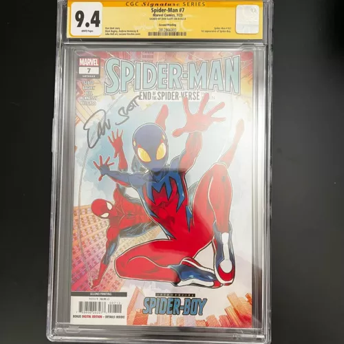 Spider-Man #7 CGC SS 9.4 Signed By Dan Slott 1st Spider-Boy - 2nd Print