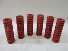 *NEW* (LOT of 6) DANLY 1-1/4" x 4" DIE SPRING HEAVY DUTY RED