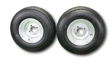 (Set of 2) 205/65-10 20.5x8.0-10 10 ply Load Range E Antego Trailer Tire+Wheel 4
