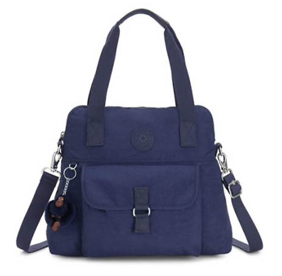 Kipling Pahneiro Handbag Ink Blue Tonal HB6297 4EA MSRP $124 NWT