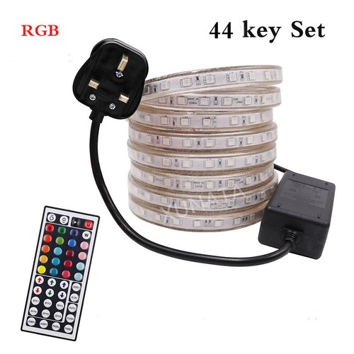 1M-20M Waterproof RGB 5050 LED Strip 220V 230V 60leds/m Flexible tape rope Light - Picture 14 of 15