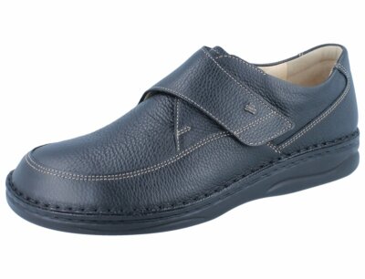 FINN COMFORT Braga Herren Halbschuhe Kletthalbschuhe schwarz/Bison