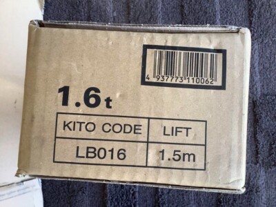 Kito Lever Block L5 1.6t x 1.5m LB016 New from Japan | eBay Kito Lever Block L5 1.6t x 1.5m LB016 New from Japan | eBay
