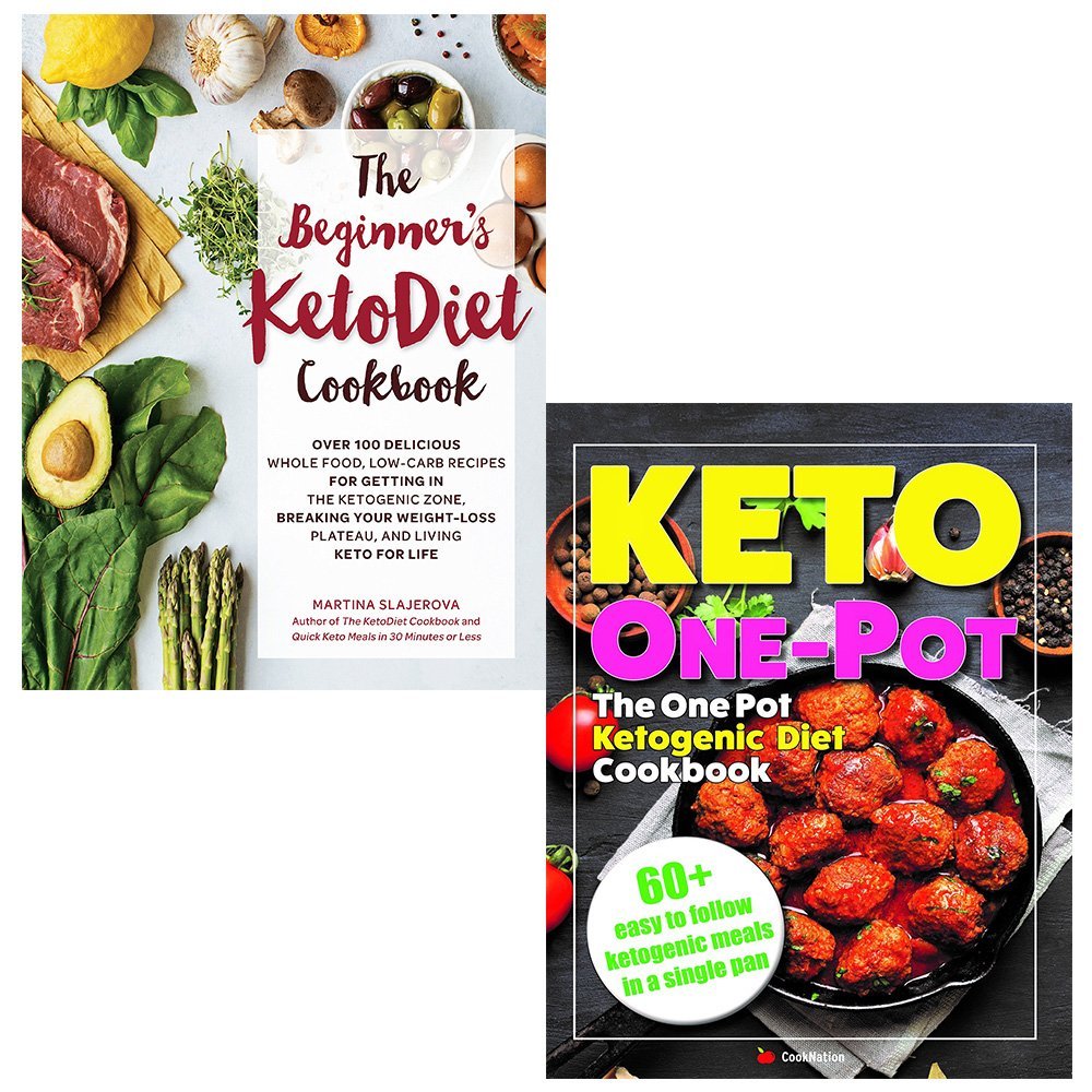One Pot Ketogenic Diet Cookbook Beginner's KetoDiet 2 Books Collection Set NEW