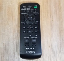 Genuine Sony System Audio Remote RM-AMU009 Remote Control Untested Very Clean
