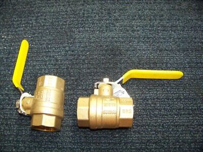 Lot of 2 Apollo 1'' Brass Ball Valve 600 CWP 250 PSI 94A-105-01 New