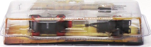 Greenlight TWD CHASE Red Tires Michonne's Jeep Wrangler YJ & Utility Trailer - Picture 3 of 3