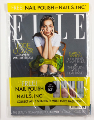 JODIE COMER BY PHOEBE WALLER BRIDGE PUNK PRINTS HEADBAND UK Elle magazine Sealed