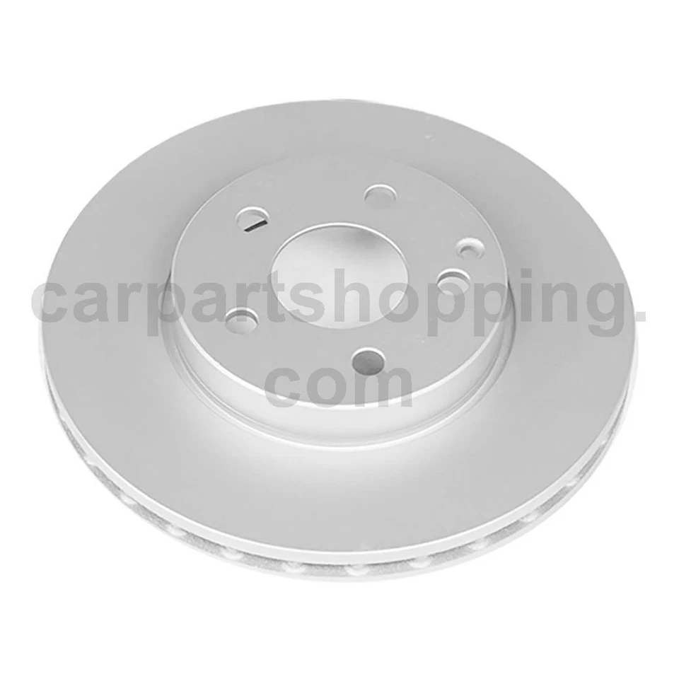 2 передних тормозных диска подходят для Mercedes-Benz E320 2003 2004 2005 2006 2007 2008 2009 годов выпуска - Изображение 2 из 2