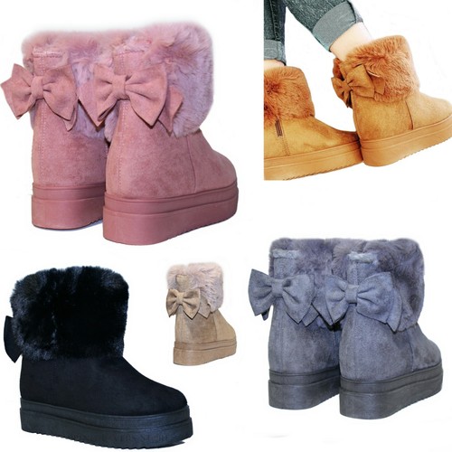 STIVALETTI DONNA PELO short stivali con pelliccia classic scarpe invernali  mix EUR 27,90 - PicClick IT