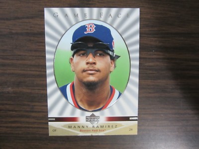 2003 Upper Deck Game Face #23 Manny Ramirez Card Boston Red Sox (B17) SP 