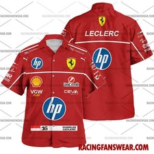 Charles Leclerc Formula One Racing 2025 Hawaiian Sh