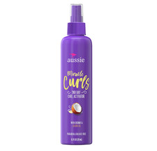 AUSSIE, MIRACLE CURLS 2ND DAY CURL ACTIVATOR W/ COCONUT, JOJOBA OIL 8.5 oz 1 pc 