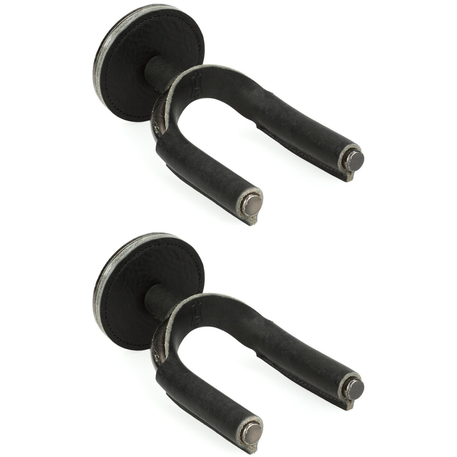 Кованая вешалка для гитары Levys FGHNGR Smoke 2 упаковки - Черная кожа 8490₽